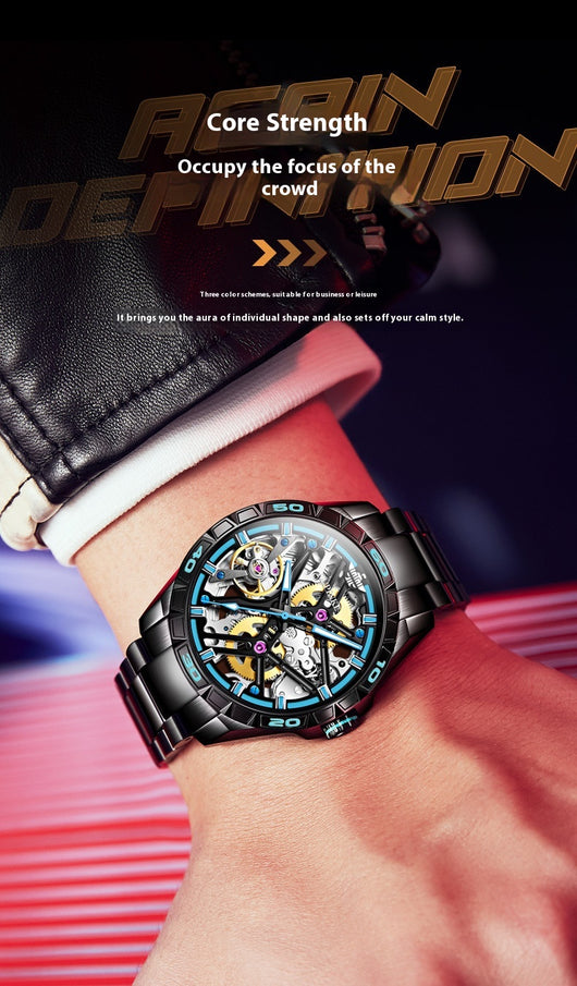 Reloj Mecánico Automático Deportivo para Hombre Resistente al Agua - Image 10
