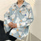 Camisa Casual Estampada de Temperamento para Hombre