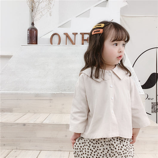 Camisa infantil con solapa grande y bordados - Image 26