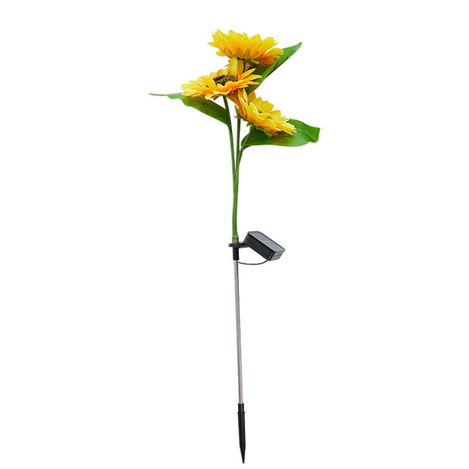 Lámpara Solar Girasol para Jardín - Decoración Exterior Luminosa - Image 6