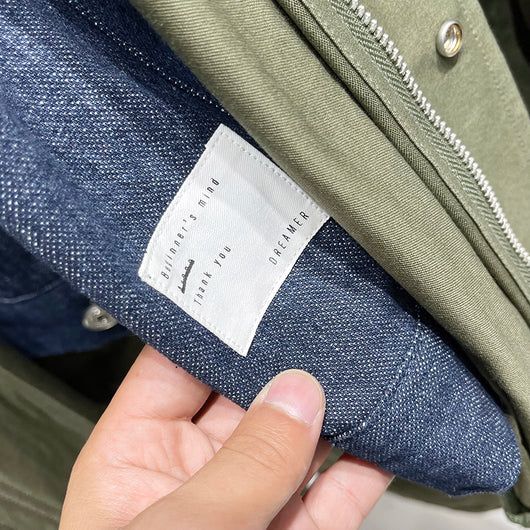 Abrigo Tipo Gabardina Falsa Dos Piezas Largo Medio para Hombre - Image 9