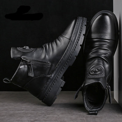 Botas Tácticas Militares Altas para Hombre con Terciopelo - Image 5