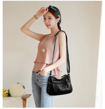 Bolso Bandolera de Cuero Suave para Mujer Madura - Elegancia y Comodidad - Image 15