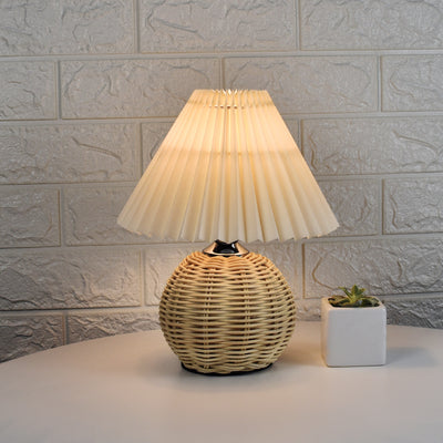 Lámpara de Mesita de Noche con Pliegues - Iluminación Elegante para tu Dormitorio - Image 14