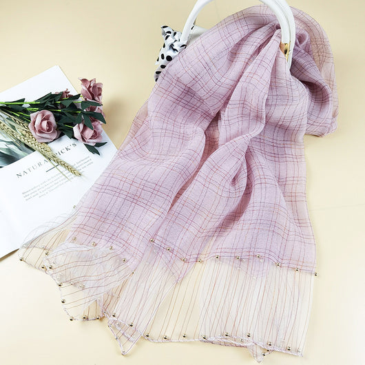 Pañuelo de Seda Elegante con Protección Solar y Aroma - Image 11