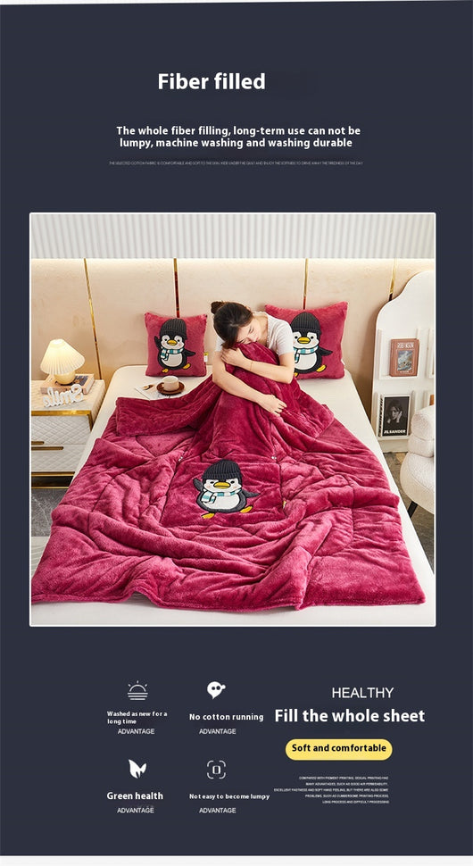 Almohada Manta Térmica Reversible 3D Pingüino - Dos en Uno - Image 15