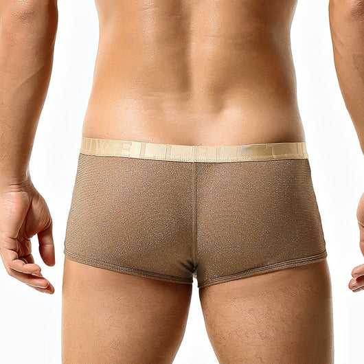 Bóxers para Hombre de Malla Sexy Cintura Baja y Diseño U Convexo - Image 17