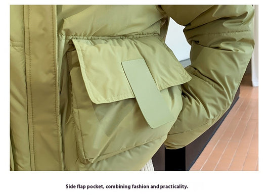 Chaqueta Acolchada de Plumas para Mujer con Capucha - Corta y Elegante - Image 17