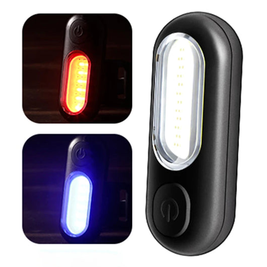 Luces LED Recargables USB para Bicicleta - Seguridad Nocturna - Image 8