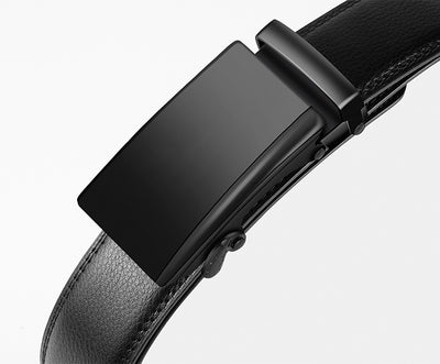 Cinturón de Cuero para Hombre con Hebilla Automática Estilo Coreano - Image 18