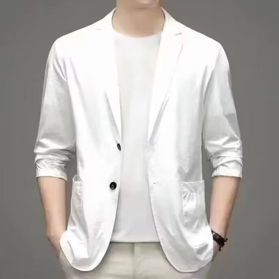 Blazer Casual de Talla Grande para Hombre - Primavera Verano - Image 4