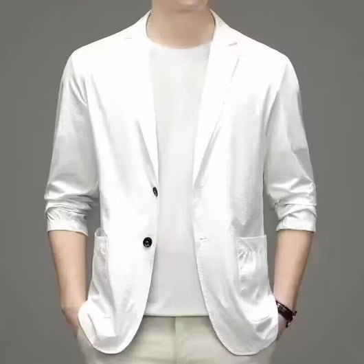 Blazer Casual de Talla Grande para Hombre - Primavera Verano - Image 4