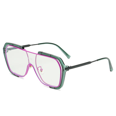 Gafas de Sol Retro Amarillas con Protección UV para Hombre - Image 10