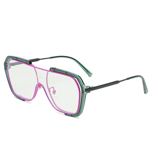 Gafas de Sol Retro Amarillas con Protección UV para Hombre - Image 10