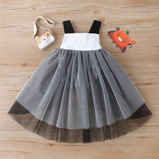 Vestido de Halloween Infantil Tul Europeo Elegante - Image 8