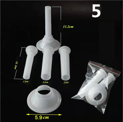Kit de 4 Tubos para Embutir Salchichas para Picadora de Carne - Image 4