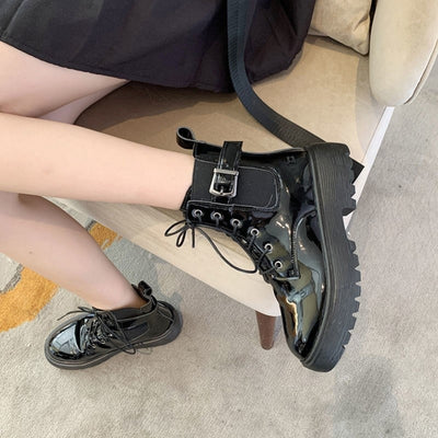 Botas Clásicas Británicas Cómodas con Suela Gruesa - Image 9