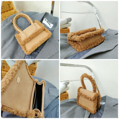 Bolso Bandolera Asimétrico con Detalles de Piel - Image 12