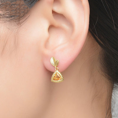 Aretes de Citrino Natural - Image 7