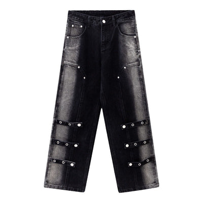 Jeans Unisex Estilo Urbano American Monkey Wash - Image 4