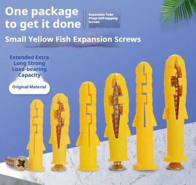 Tacos de Expansión Nylon Amarillos - Anclajes Plásticos Profesionales