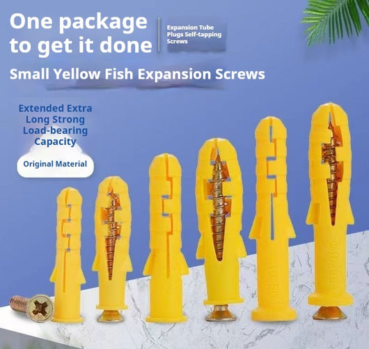 Tacos de Expansión Nylon Amarillos - Anclajes Plásticos Profesionales