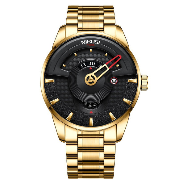 Reloj de Cuarzo Impermeable con Diseño de Personalidad para Hombre