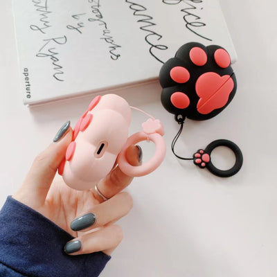 Funda Protectora de Silicona para Audífonos Diseño Patita de Gato - Image 13