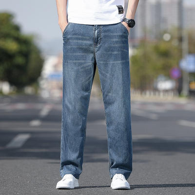 Jeans Ultra Delgados de Tencel para Hombre - Estilo Moderno - Image 11