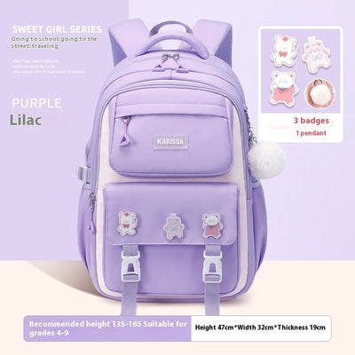 Mochila Escolar Impermeable de Tela Oxford para Niños - Image 7