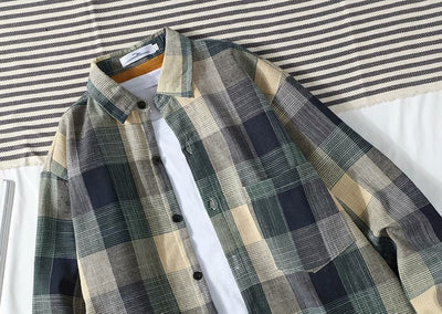 Camisa de Cuadros Térmica para Hombre con Forro de Polar - Image 47