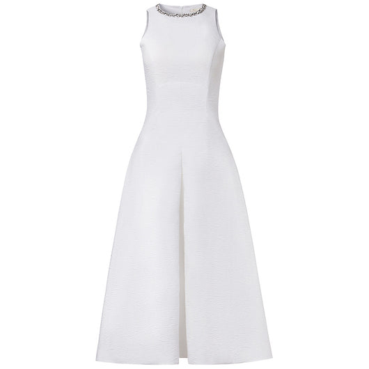 Vestido Largo Blanco Elegante para Mujer - Estilo Diosa - Image 10
