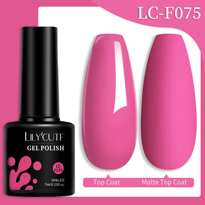 Set de Pegamento para Uñas con Brillo de Color Sólido - Image 11