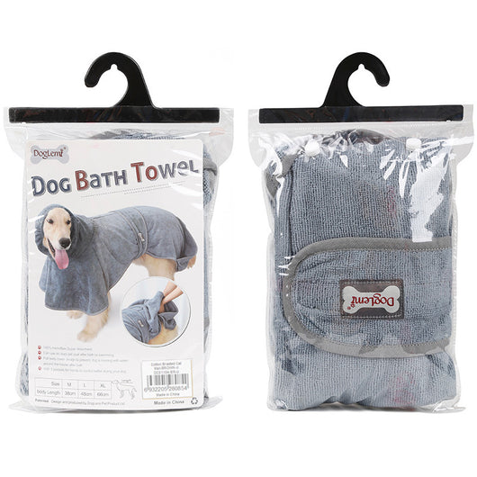 Bata de Baño para Perros en Algodón - Toalla Súper Absorbente - Image 3