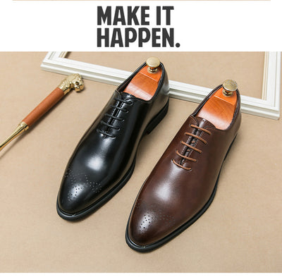 Zapatos de Cuero Elegantes con Cordones - Estilo Formal y Casual - Image 12
