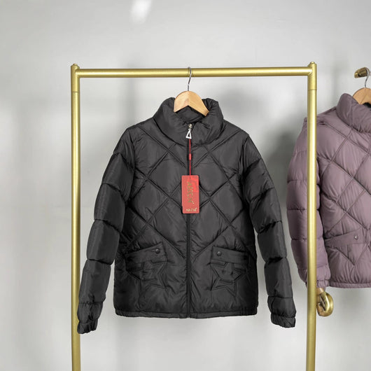 Abrigo Suelto con Cuello Alto para Mujer - Calidez Otoño e Invierno - Image 5