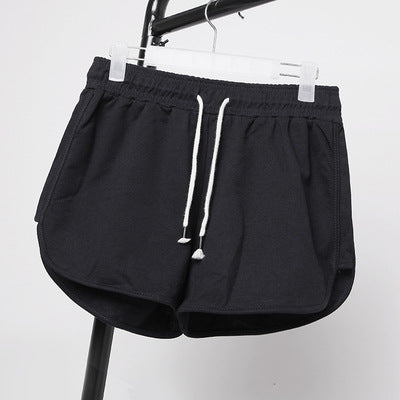Pantalones Cortos Cintura Alta Pierna Ancha Casual - Image 3