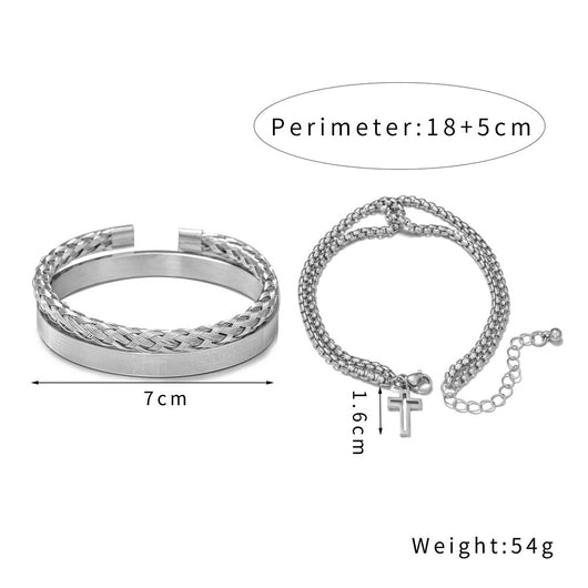 Pulsera Brazalete para Hombre - Joyería Elegante para Fiestas - Image 9