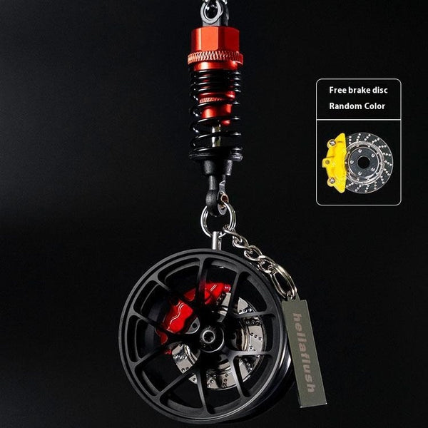 Colgante Decorativo Rueda de Auto - Llavero Ornamental
