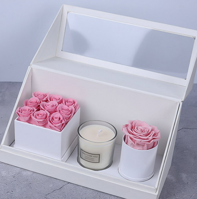 Set de Velas Aromáticas con Flores Preservadas - Caja de Regalo Premium - Image 7