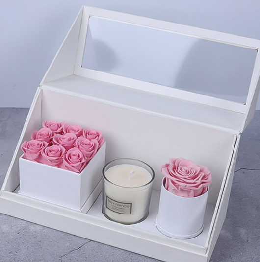 Set de Velas Aromáticas con Flores Preservadas - Caja de Regalo Premium - Image 7