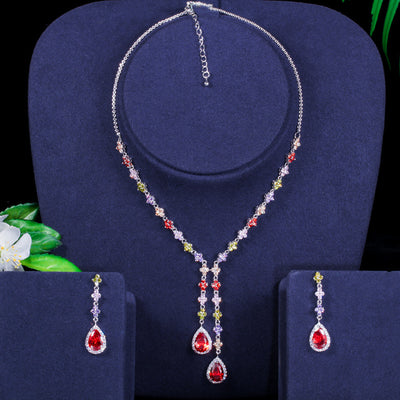 Conjunto de Collar y Aretes Elegante Minimalista para Mujer - Image 10