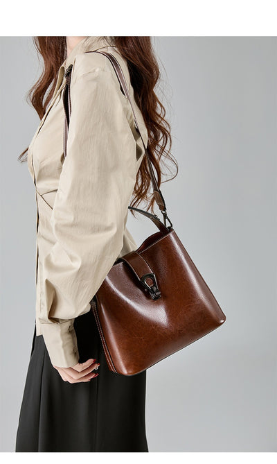 Bolso Bandolera Tipo Cubo para Otoño e Invierno - Bolsa Mensajero Mujer - Image 13