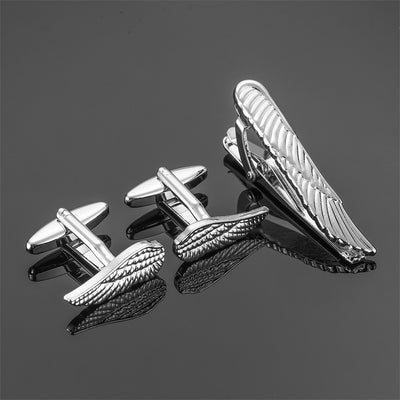 Broche de Corbata Cuadrado Cepillado en Oro, Plata y Negro - Image 18