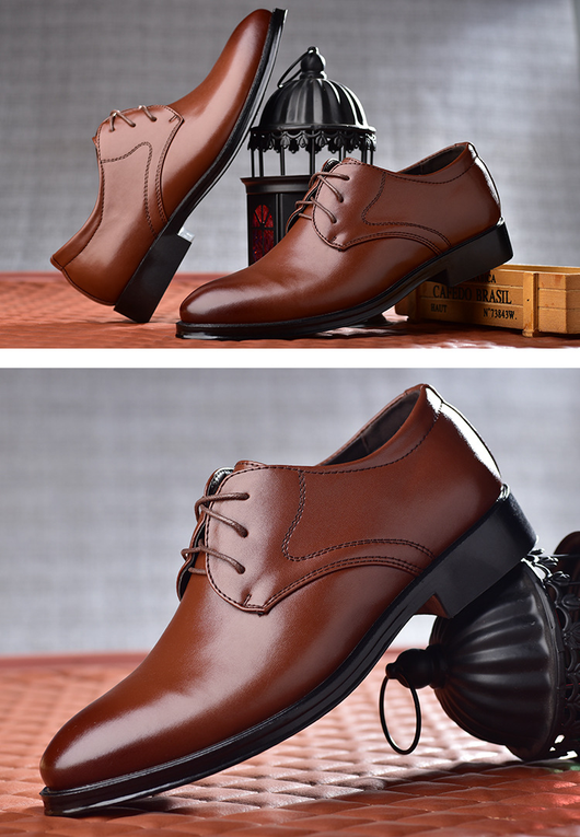 Zapatos de Vestir Negros con Punta Afilada para Hombre - Image 10