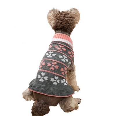 Vestido para Perro y Gato Otoño Invierno con Estrellas y Olas - Image 13