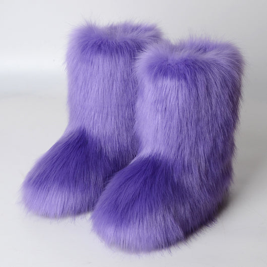 Botas de Nieve para Mujer con Forro Térmico y Diseño Elegante - Image 10