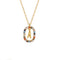 Sterling Plateado Letter Necklace Female Niche Design Sense A
