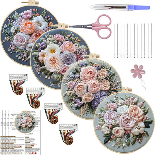 Kit Completo de Bordado Mariposas - Manualidades de Arte Textil - Image 12