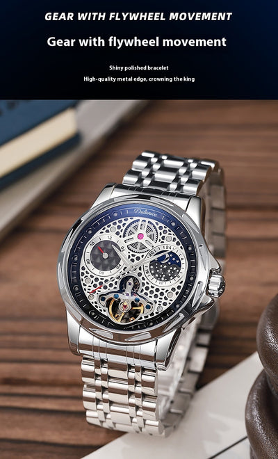 Reloj Automático de Acero Inoxidable con Esfera Luminosa Impermeable - Image 21